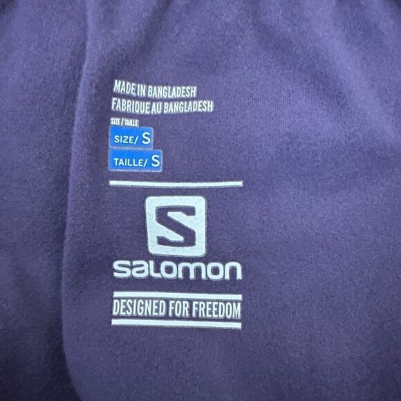 Salomon Soft Advanced Skin Shield Zip Cuff Outdoor Pants Size Small - Picture 6 of 12